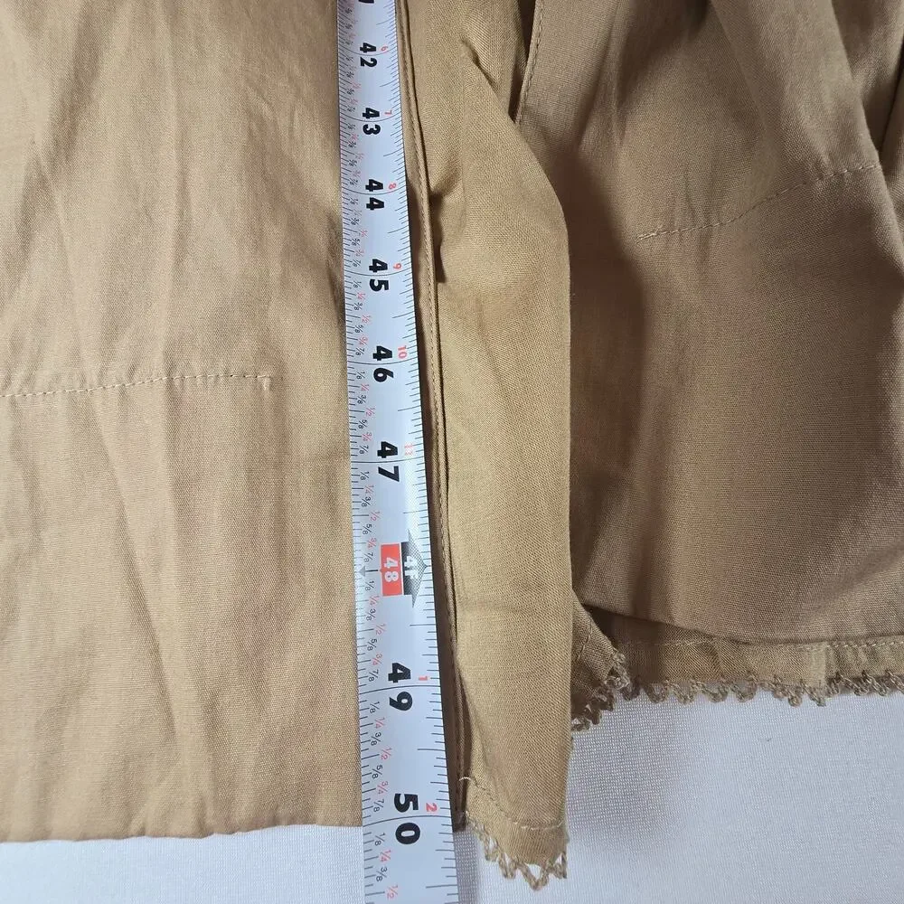 NWT Anthropologie Tommie zip-front midi dress. Size XL. Ret. $178. 100% Cotton - Picture 8 of 11